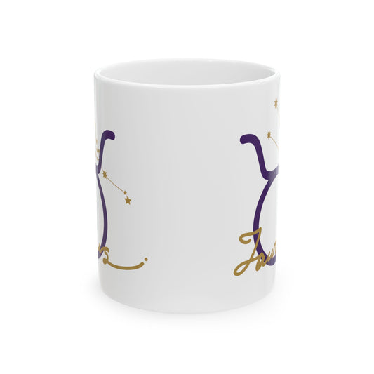 Taurus Constellation Ceramic Mug – Zodiac Astrology Coffee Cup (11oz & 15oz)
