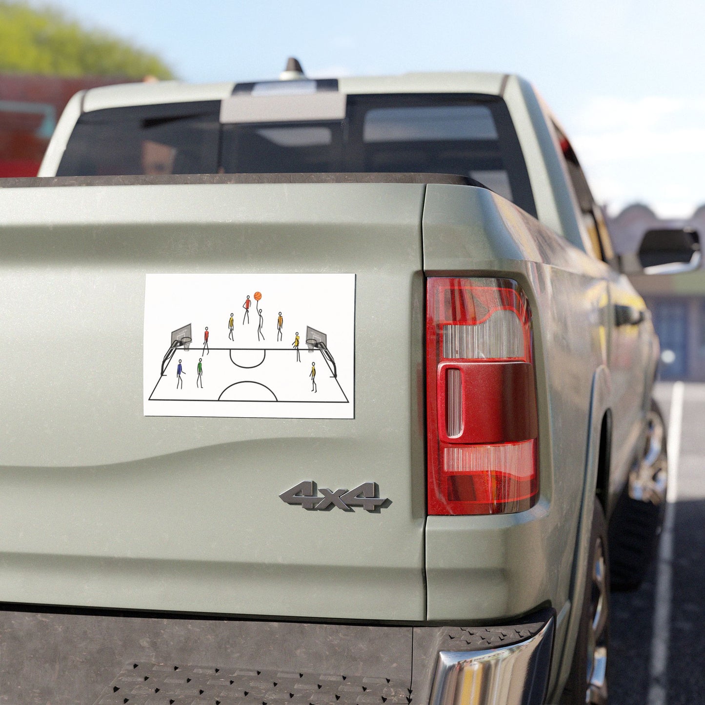 Basketball Game Car Magnets - Fun Sports Decor for Enthusiasts - Basketball Magnet