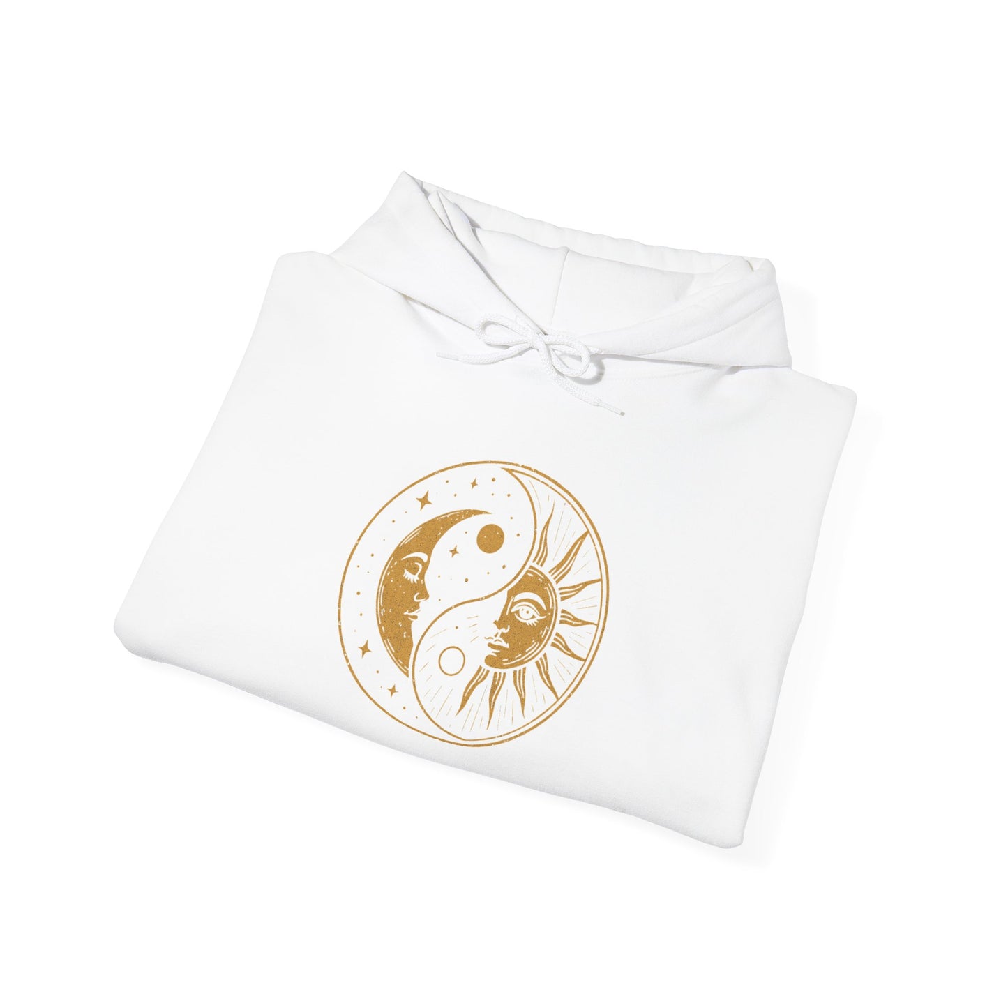 Sun and Moon Yin Yang Hoodie — Celestial Astrology Graphic Sweatshirt