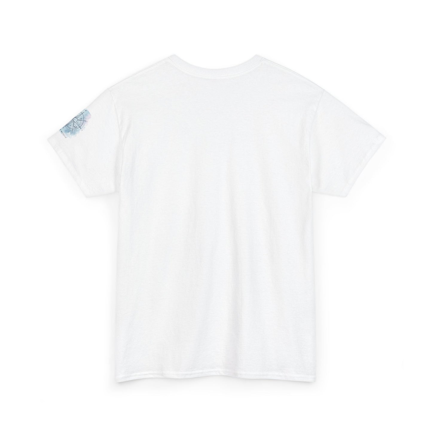 Compass Moon Tee — "Guided by Wonder" Cotton T‑Shirt