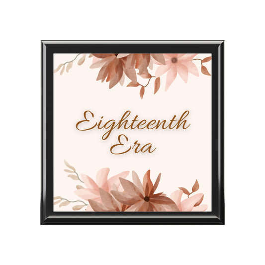 Eighteenth Era Jewelry Box, Elegant Floral Jewelry Box for Special Moments - Eighteenth Era Design