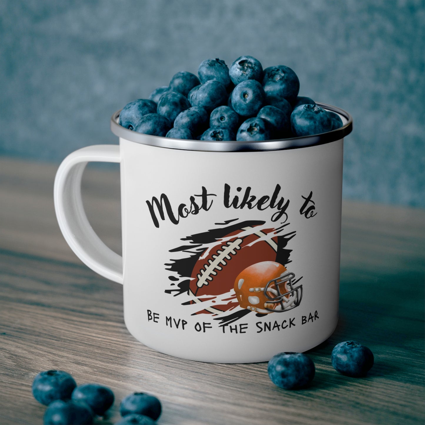 Football MVP Camping Mug - Perfect Gift for Tailgating & Outdoor Adventures, Sports mug