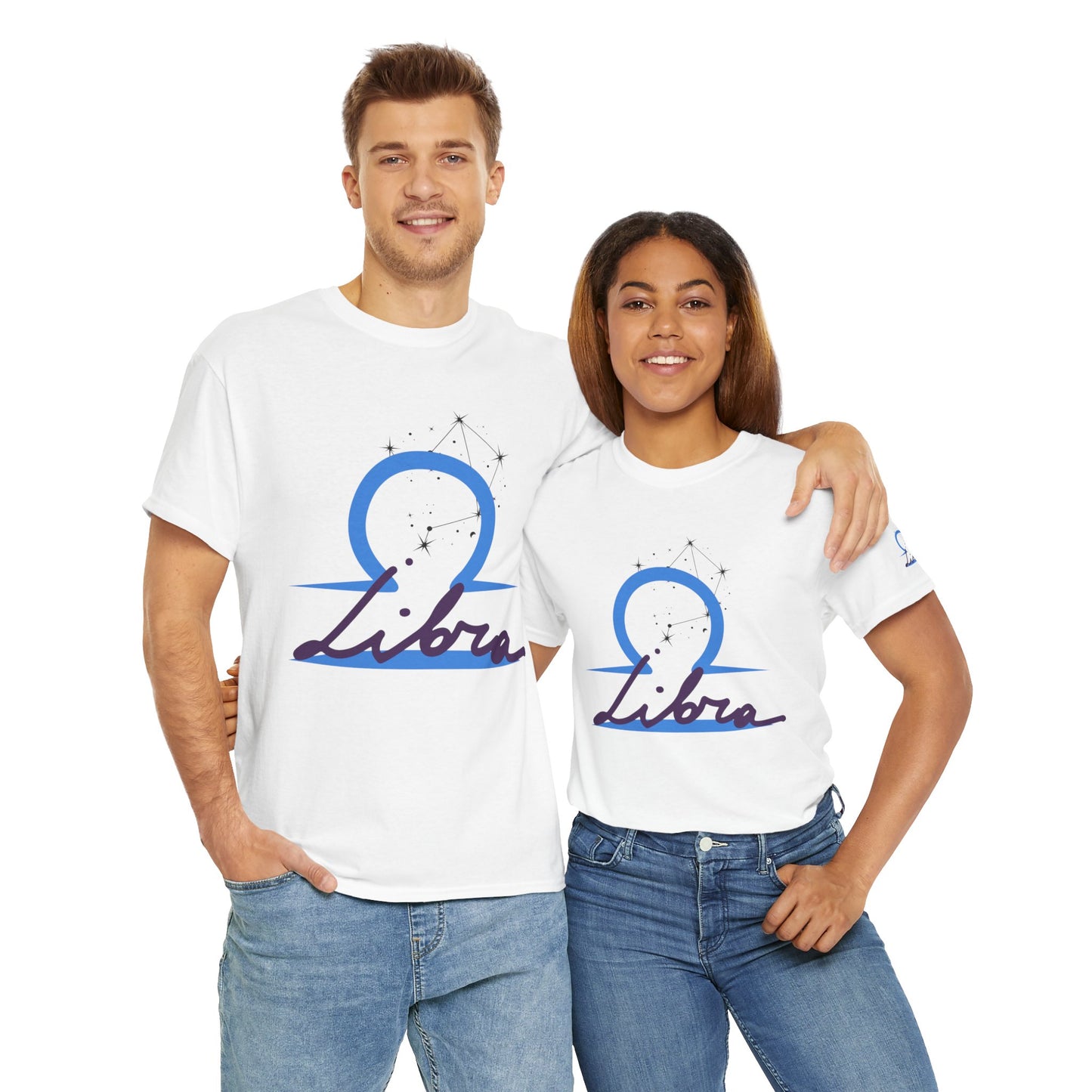 Libra Zodiac T-Shirt – Blue Libra Constellation Tee