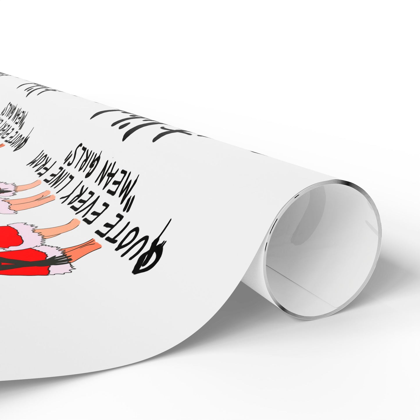 Cute Wrapping Paper, Wrapping Paper For Her, Mean Girls Inspired Wrapping Papers
