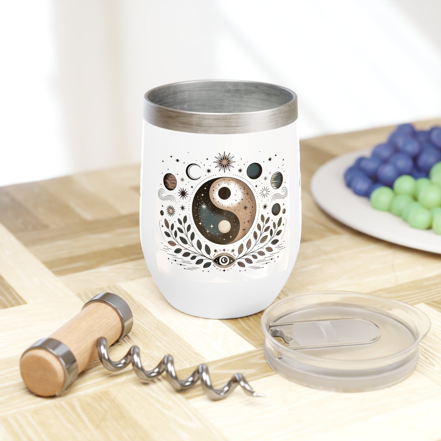 Moon Yin Yang Chill Wine Tumbler