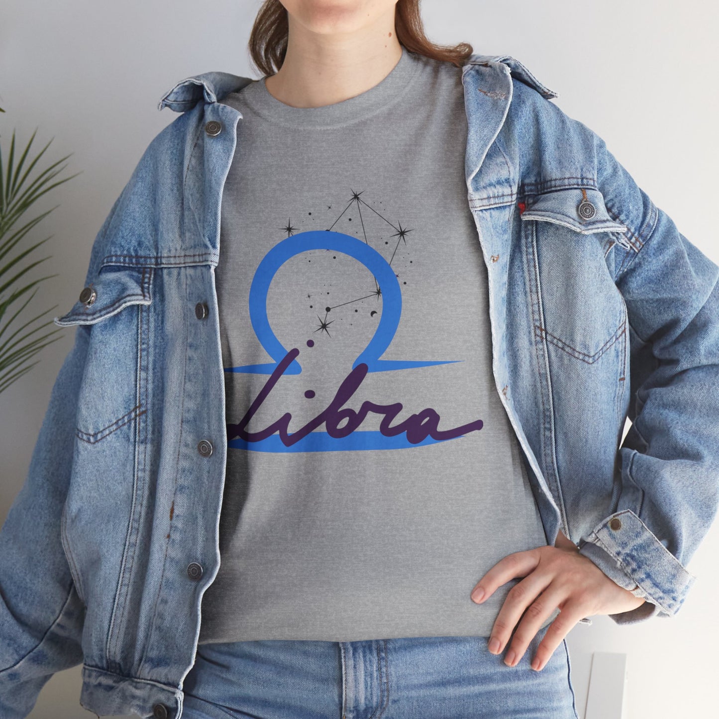 Libra Zodiac T-Shirt – Blue Libra Constellation Tee