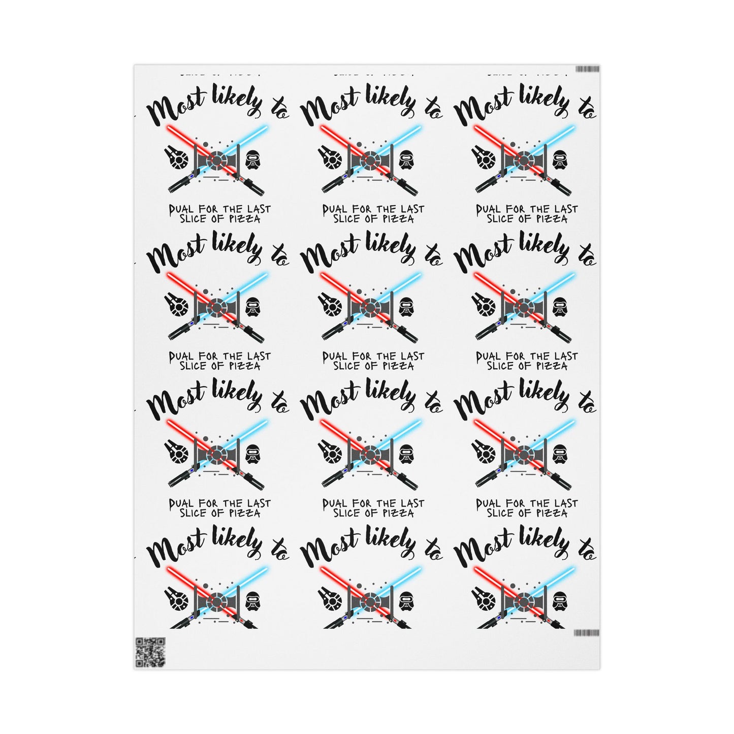 Most Likely To Wrapping Paper, Fun Gift Wrap, Birthday and Celebration Wrap, Holiday Gift Wrap, Unique Gift Packaging
