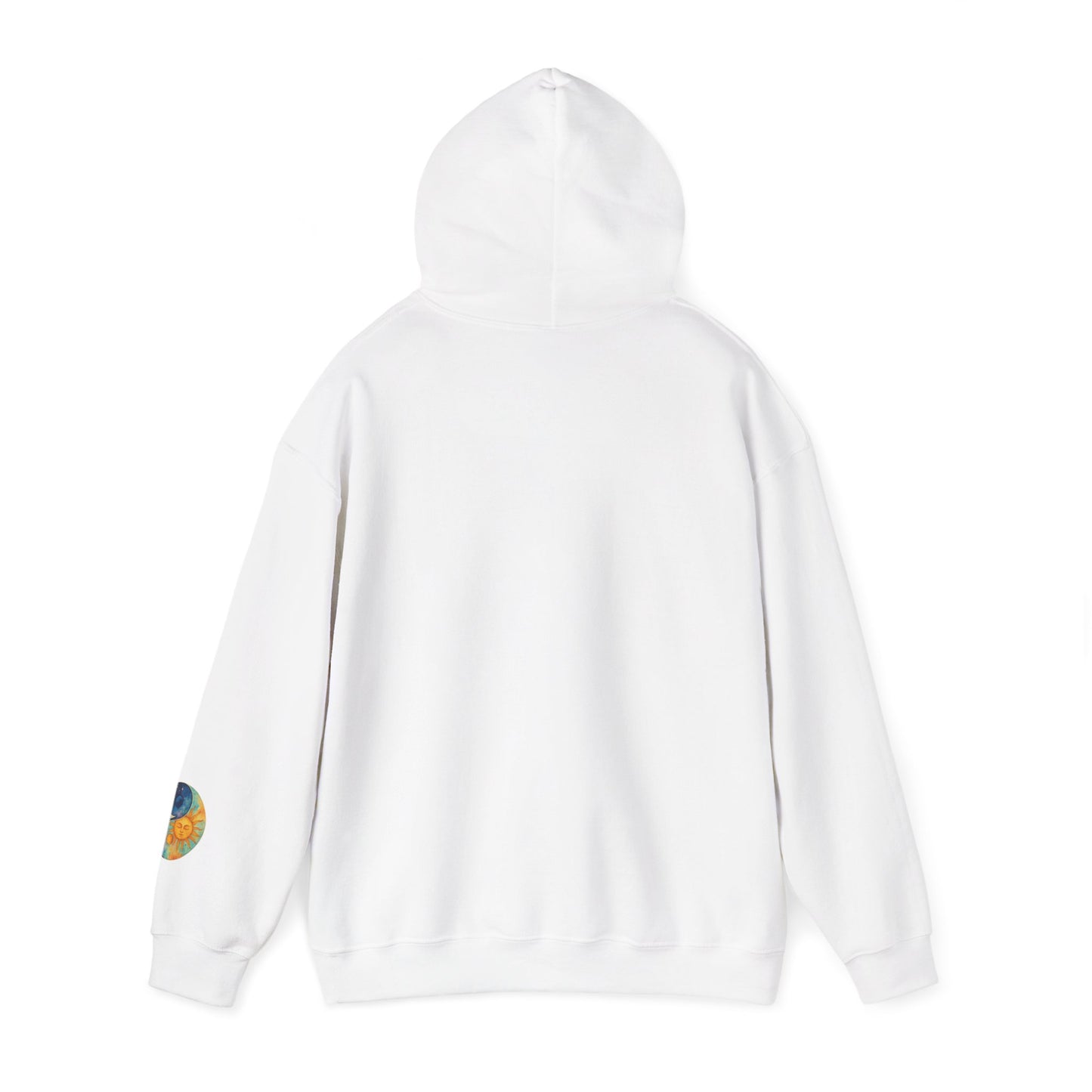 Sun and Moon Yin Yang Hoodie — Celestial Sun & Moon Graphic Sweatshirt