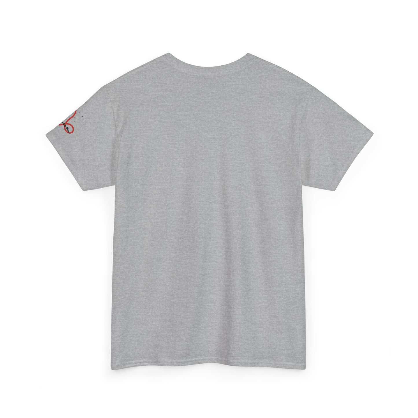 Capricorn Zodiac Tee – Red Capricorn Symbol with Script