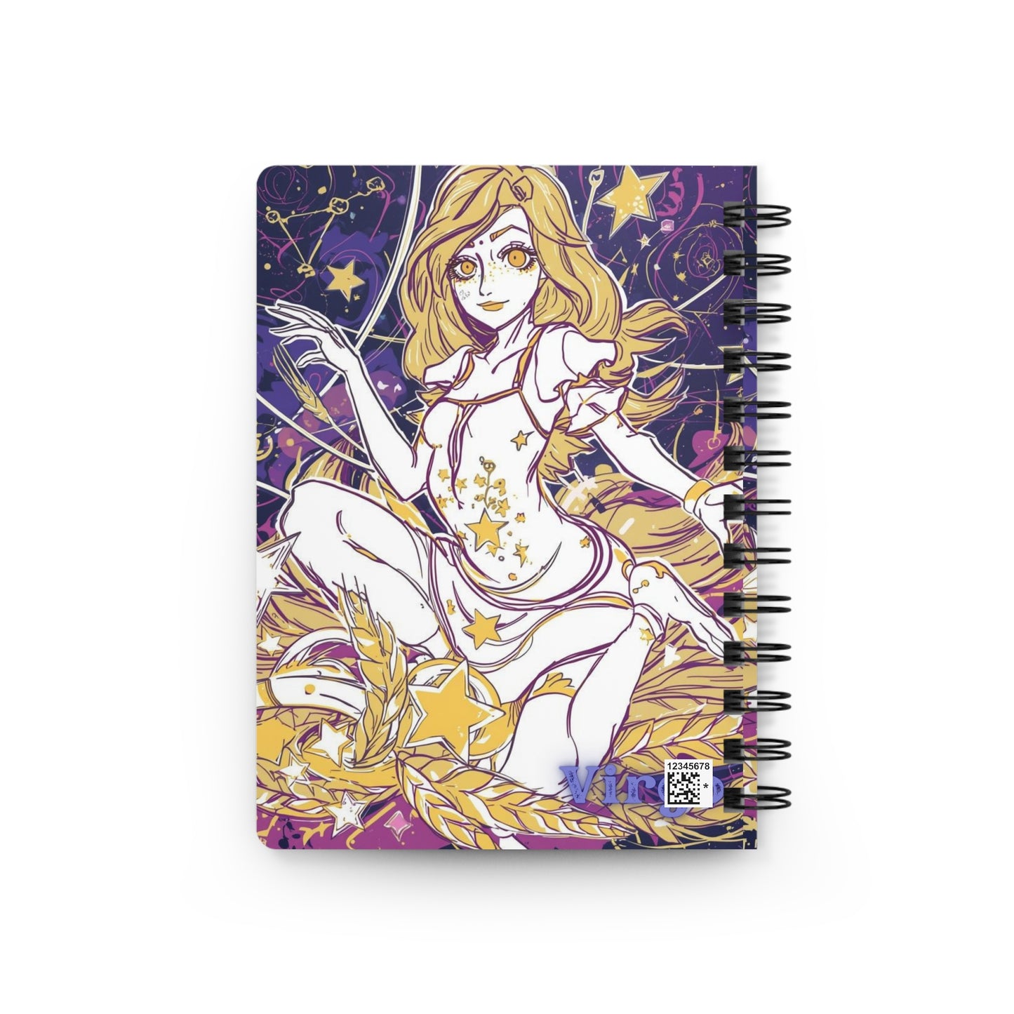 Vibrant Virgo Spiral Bound Journal