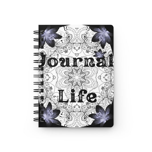 Personalize, Inspirational Spiral Bound Journal: Journal Life