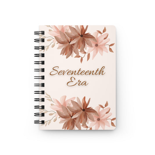 Personalize, Seventeenth Era Journal - 17th Era Journal - Seventeenth Chapter Journal - Floral Spiral Bound Journal - Seventeenth Era