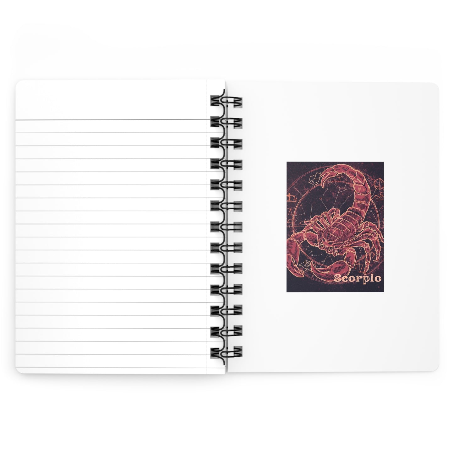 Astrology Scorpio Spiral Bound Journal