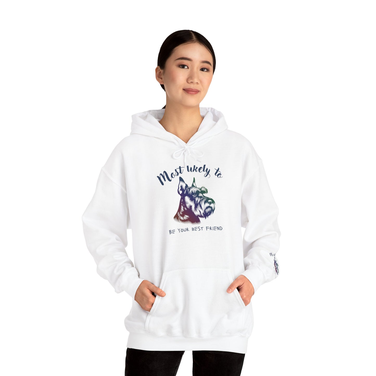 Schnauzer 'Most Likely To Be Your Best Friend' Hoodie
