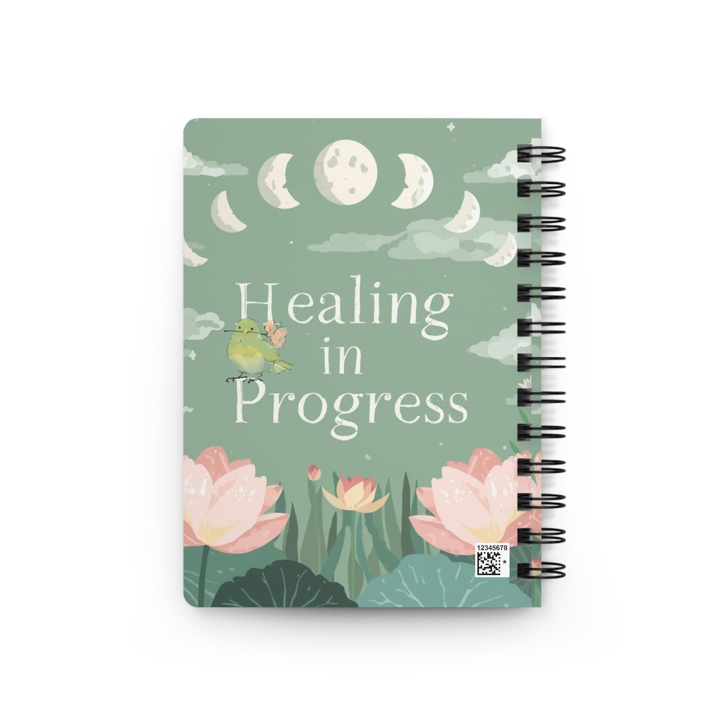 Personalize, Healing in Progress Spiral Bound Journal