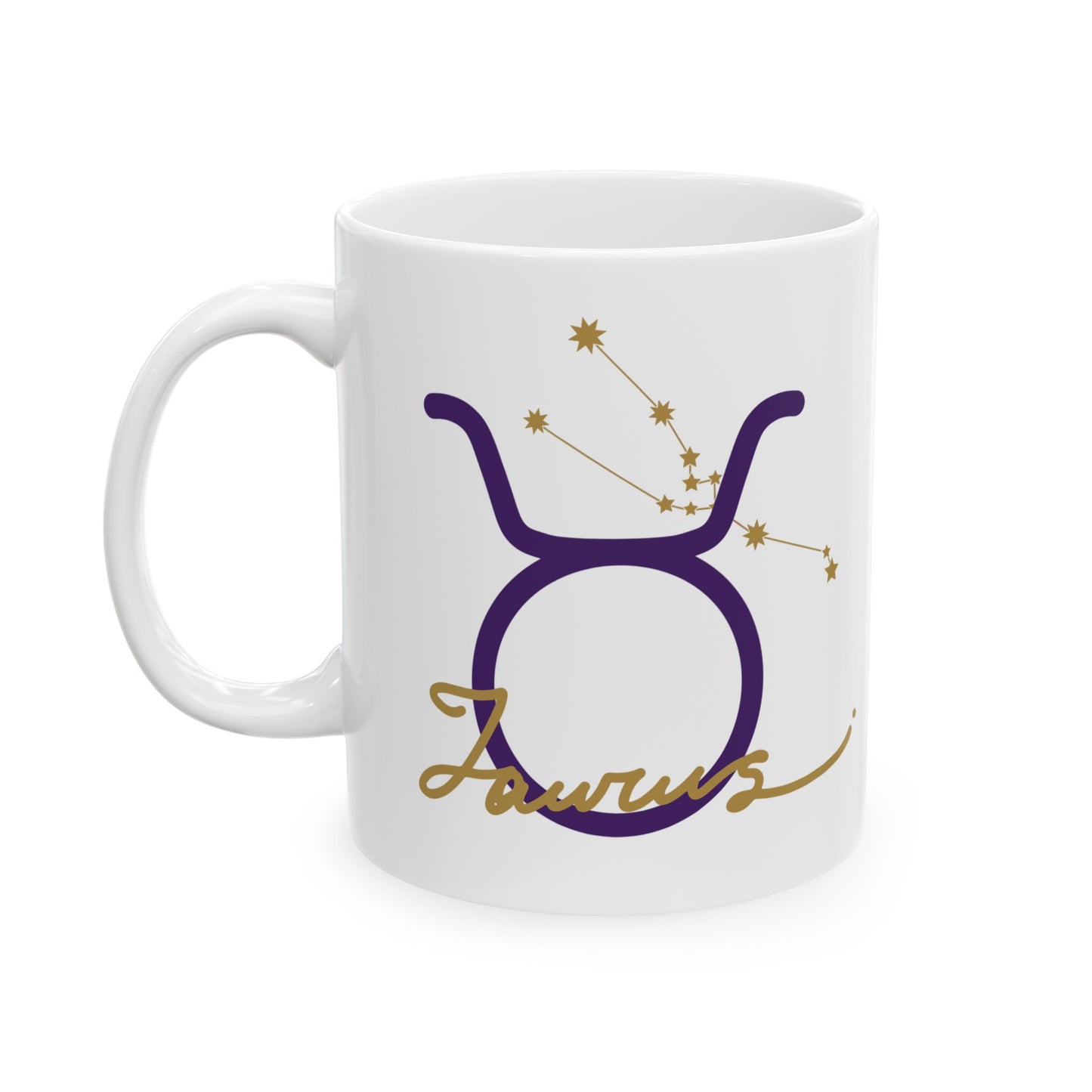 Taurus Constellation Ceramic Mug – Zodiac Astrology Coffee Cup (11oz & 15oz)