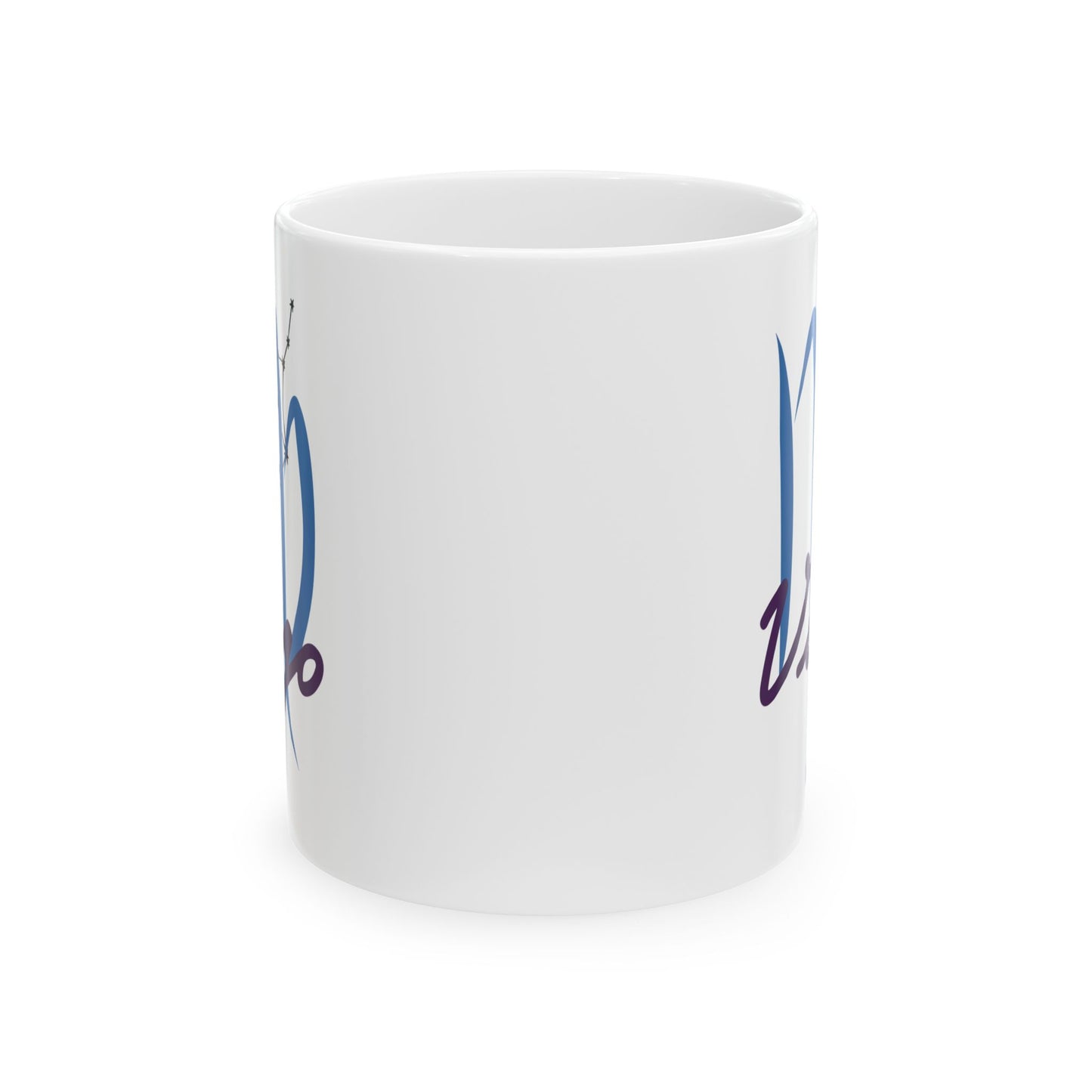 Virgo Zodiac Coffee Cup, Inspirational 'Rise & Shine' Ceramic Coffee Mug (11oz/15oz)