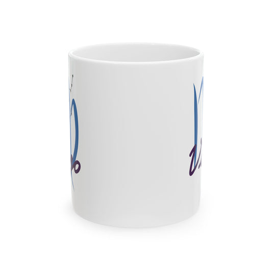 Virgo Zodiac Coffee Cup, Inspirational 'Rise & Shine' Ceramic Coffee Mug (11oz/15oz)