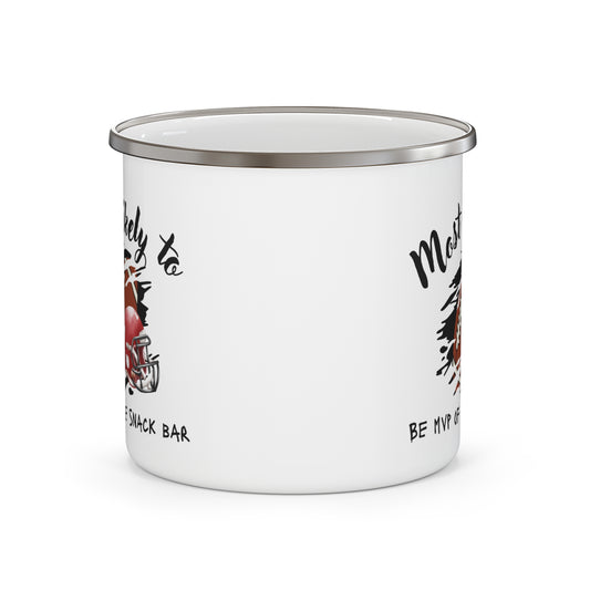 Campfire Mug for Snack MVPs - Perfect Gift for Game Day Lovers, Football Fan Cup, Sports Fan Cup
