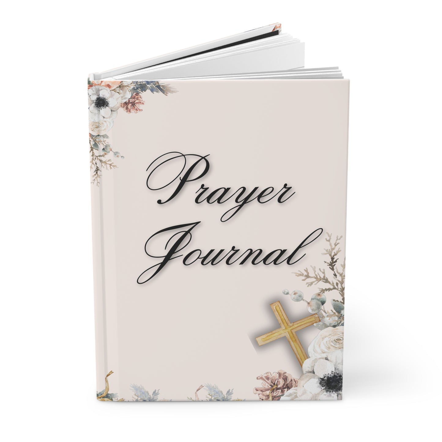 Personalize, Floral Prayer Journal - Elegant Hardcover for Reflection and Inspiration, Prayer Book