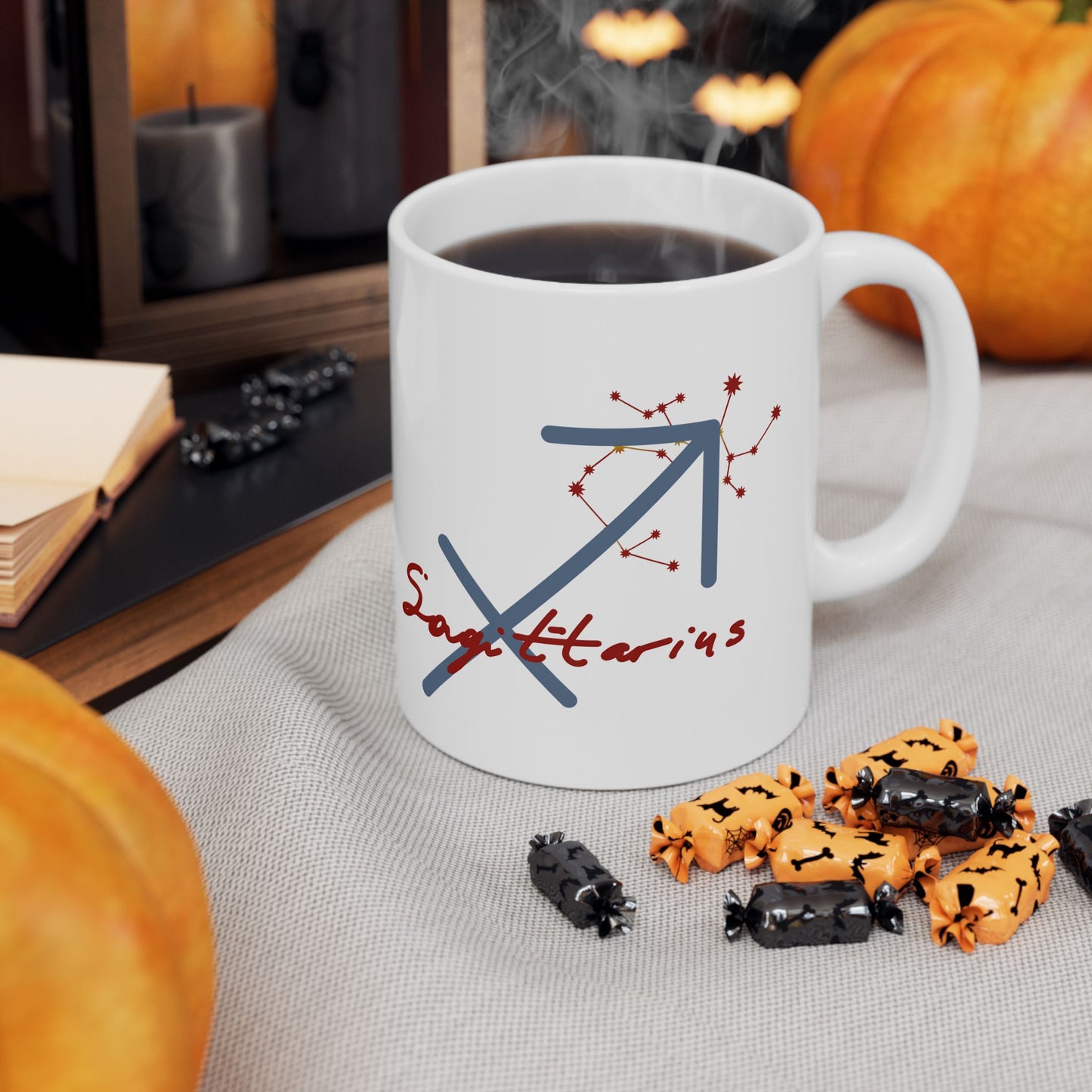 Personalized Sagittarius Constellation Ceramic Mug (11oz & 15oz)