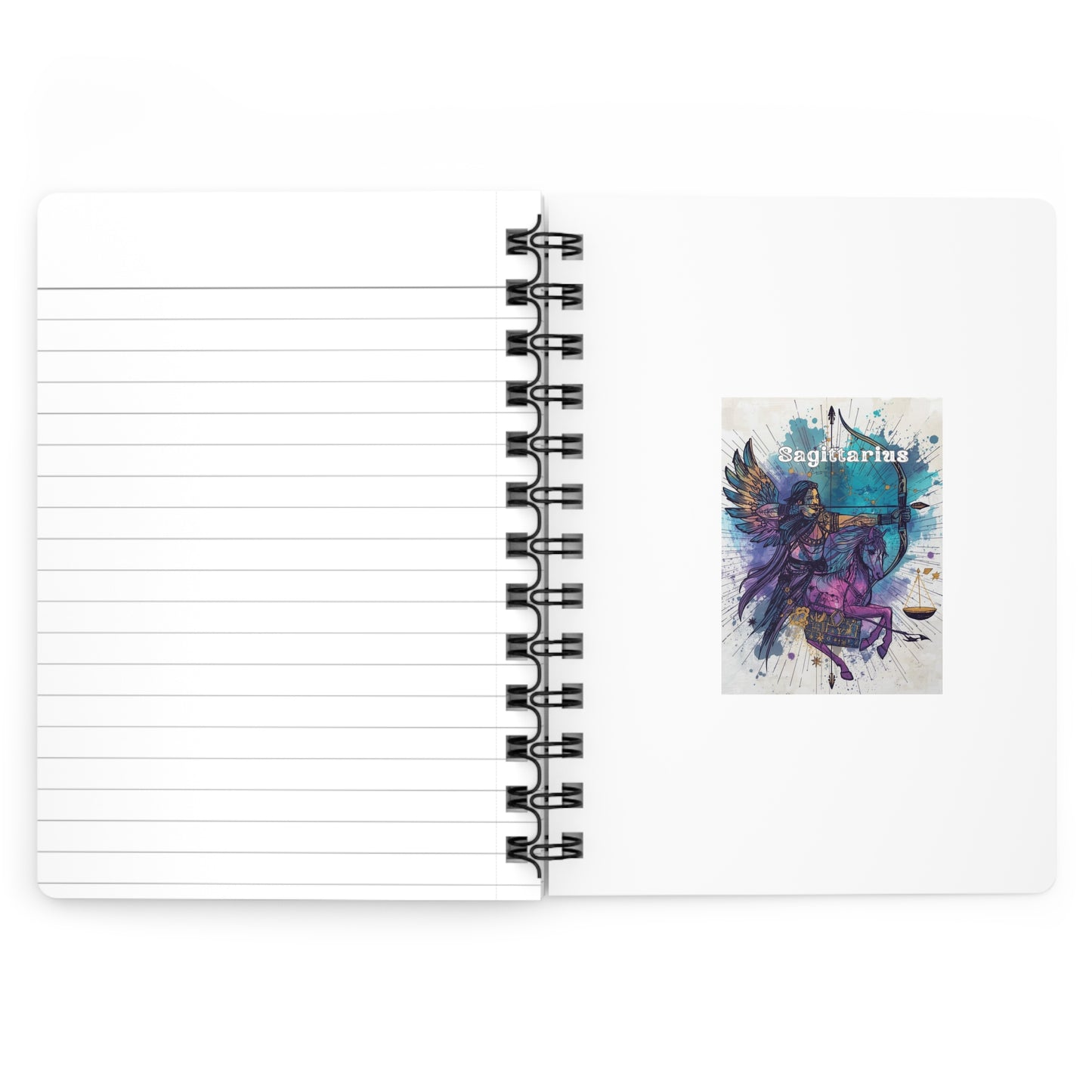 Sagittarius Journal, Cosmic Journal, Celestial Journal, Spiral Bound Journal