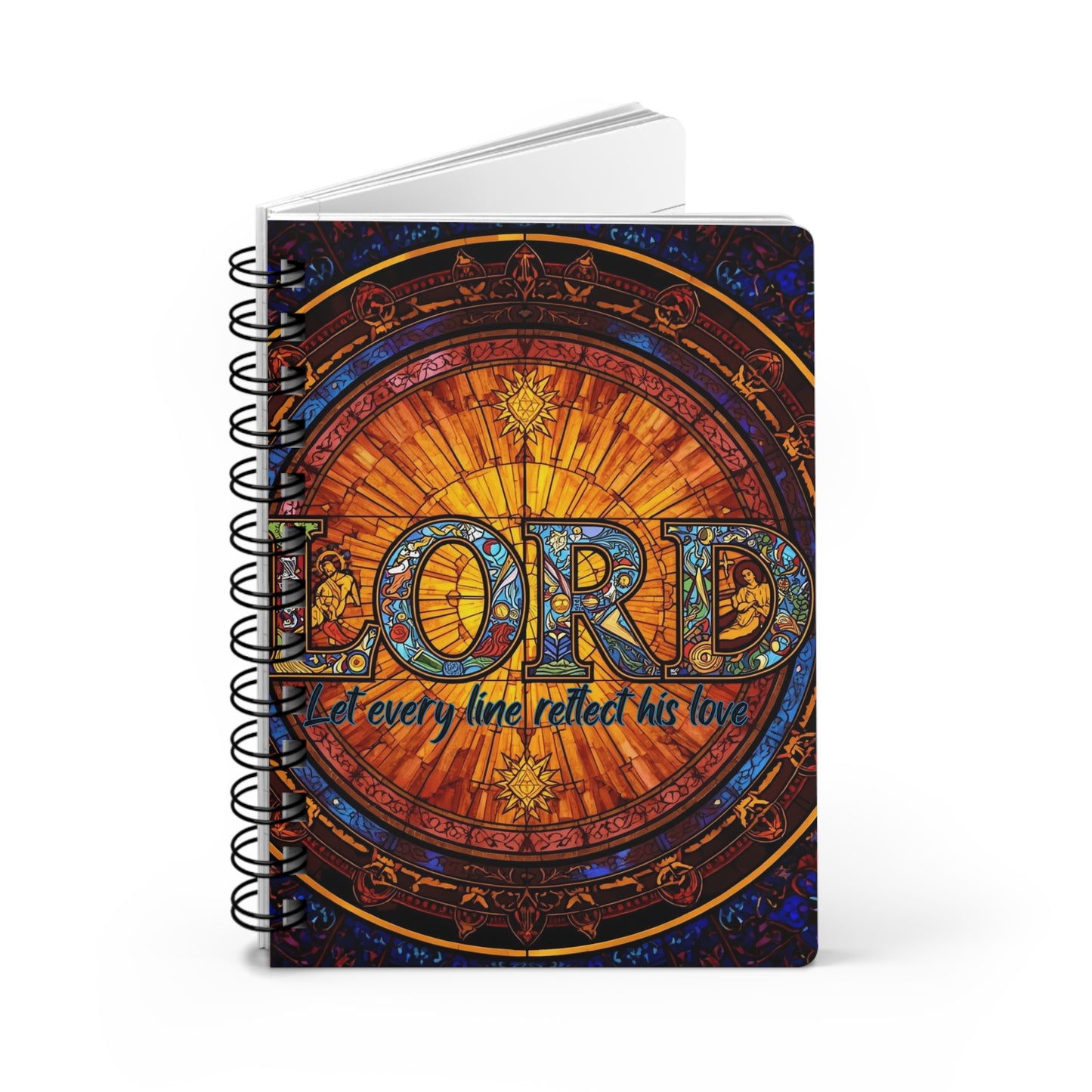Spiral Bound Faith Journal - "LORD: Let Every Line Reflect His Love"