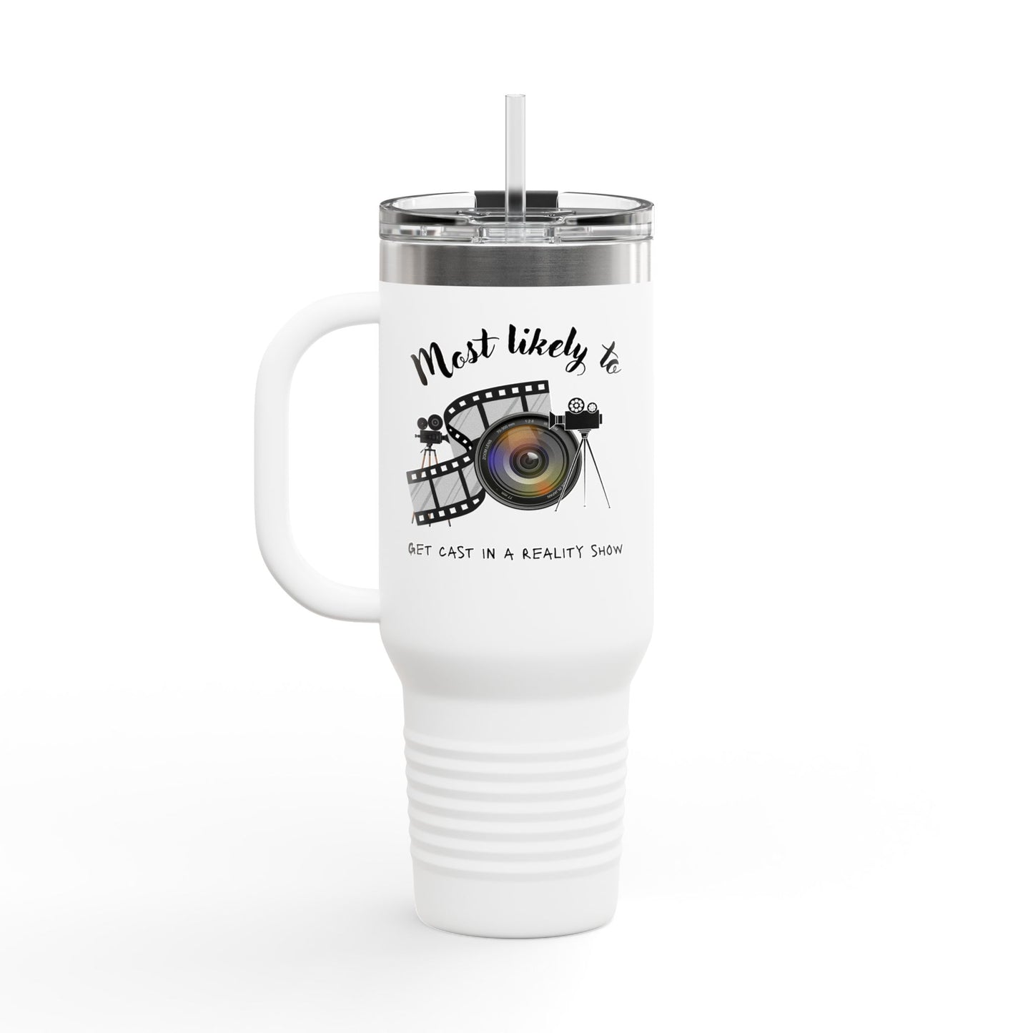 Travel Mug 40oz - Fun Reality Show Insulated Tumbler for Movie Lovers, Ideal Gift for Birthdays, Holidays, Road Trips, Anniversary