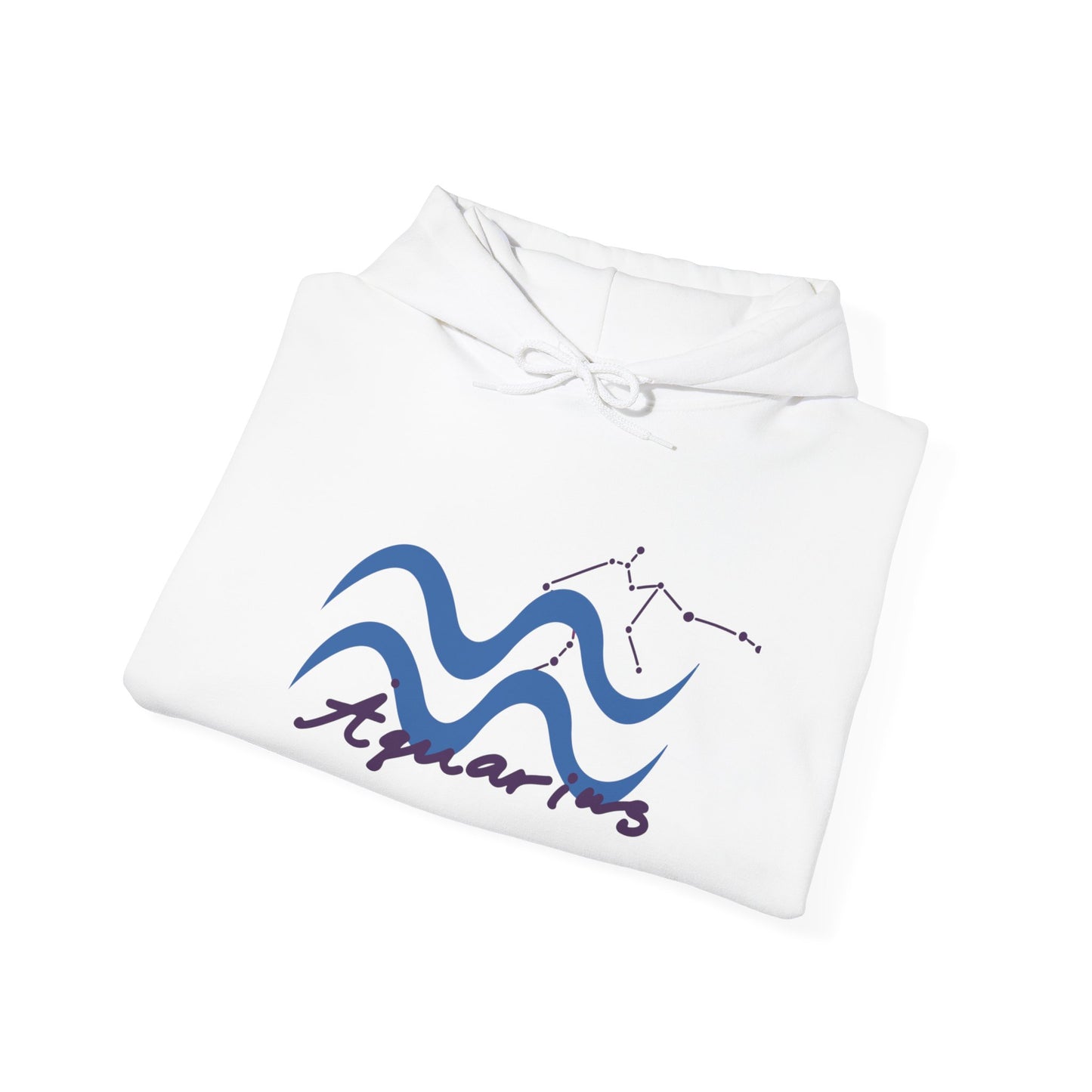 Aquarius Zodiac Hoodie — Water-Bearer Constellation Graphic Sweatshirt