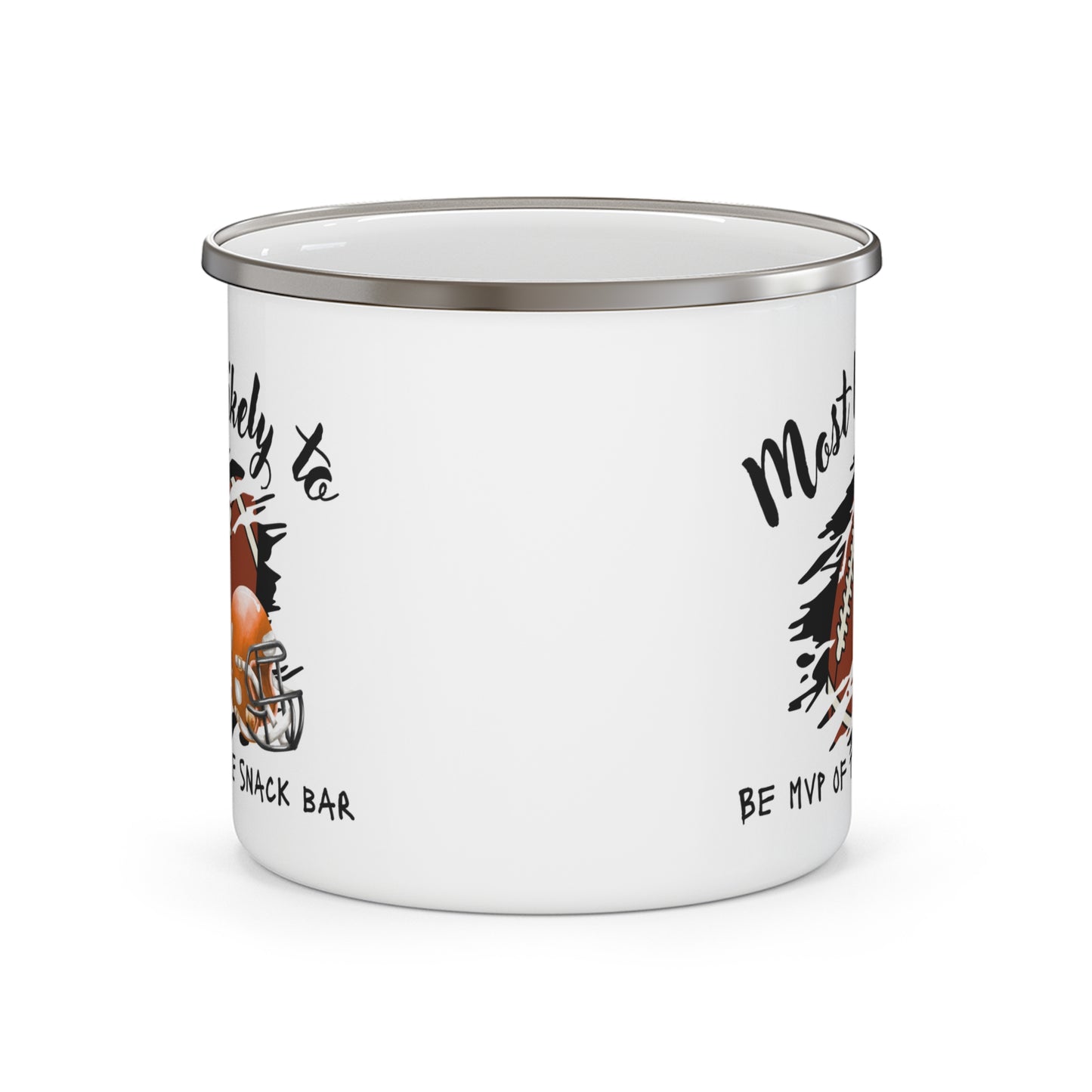 Football MVP Camping Mug - Perfect Gift for Tailgating & Outdoor Adventures, Sports mug