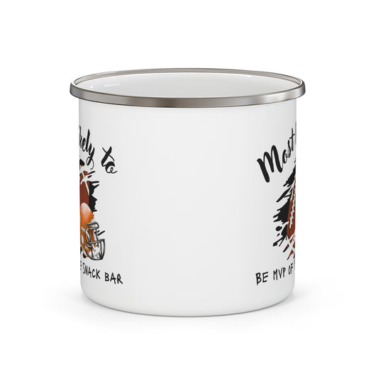 Football MVP Camping Mug - Perfect Gift for Tailgating & Outdoor Adventures, Sports mug