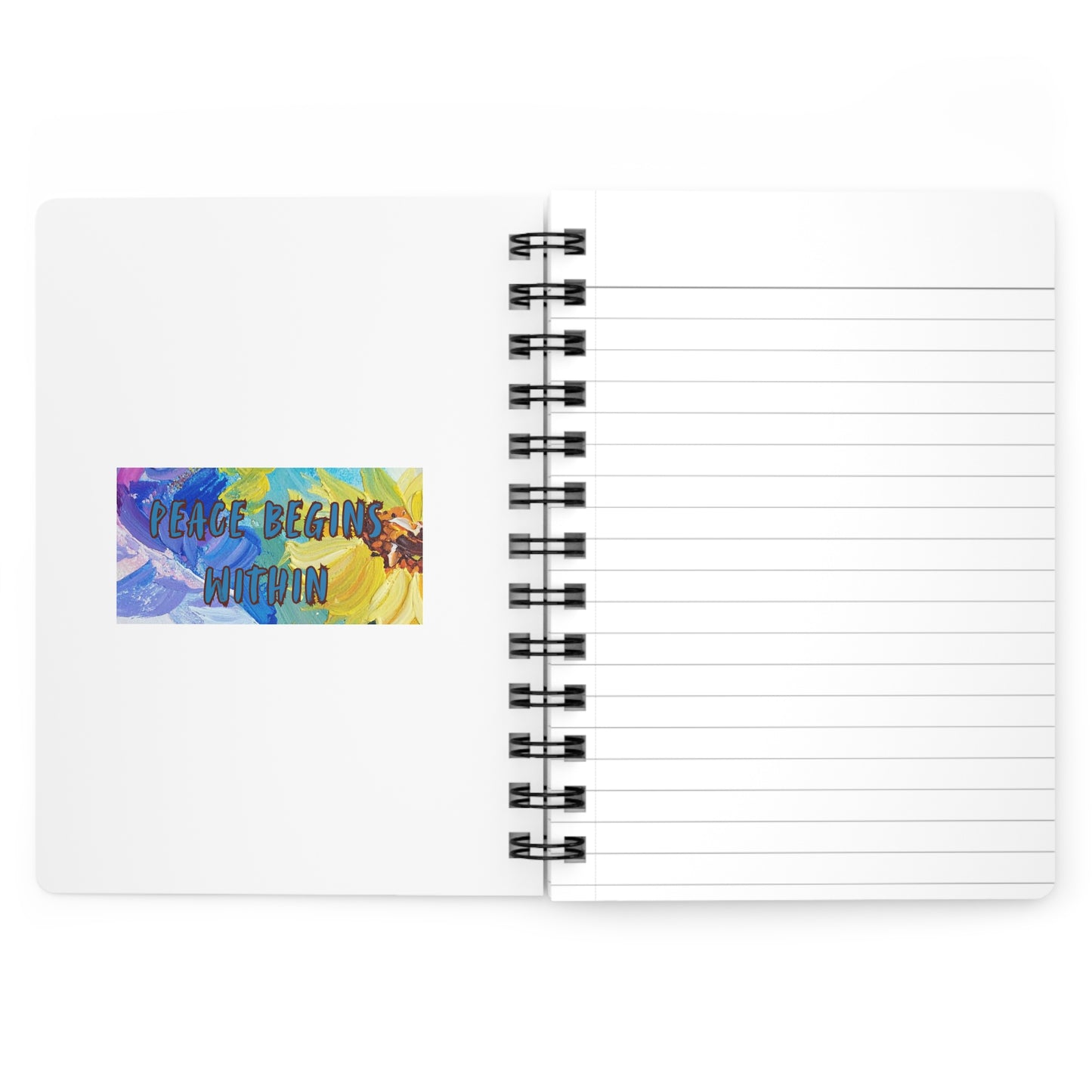 Peace Begins Within Spiral Bound Journal