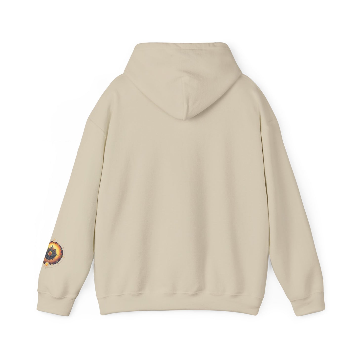 Mandala Sun Hoodie — Spiritual Boho Graphic Sweatshirt