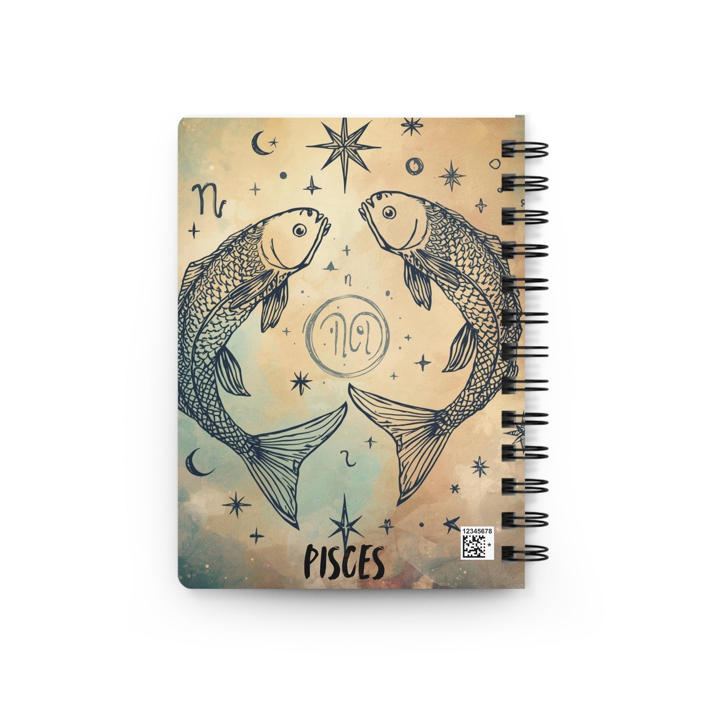 Pisces Spiral Bound Journal - Cosmic Zodiac Diary for Astrological Lovers