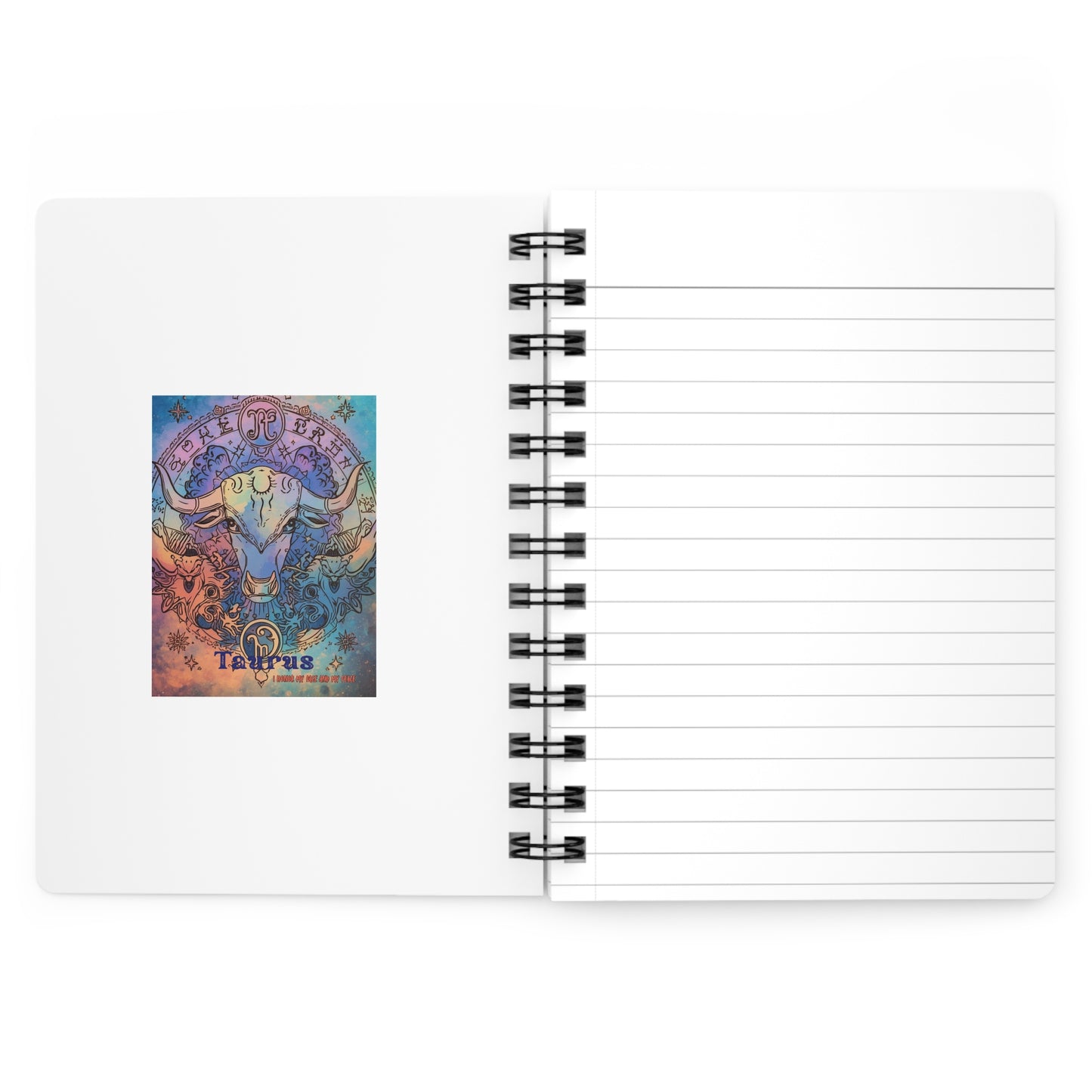 Taurus Spiral Bound Journal - A Unique Gift for Astrology Lovers
