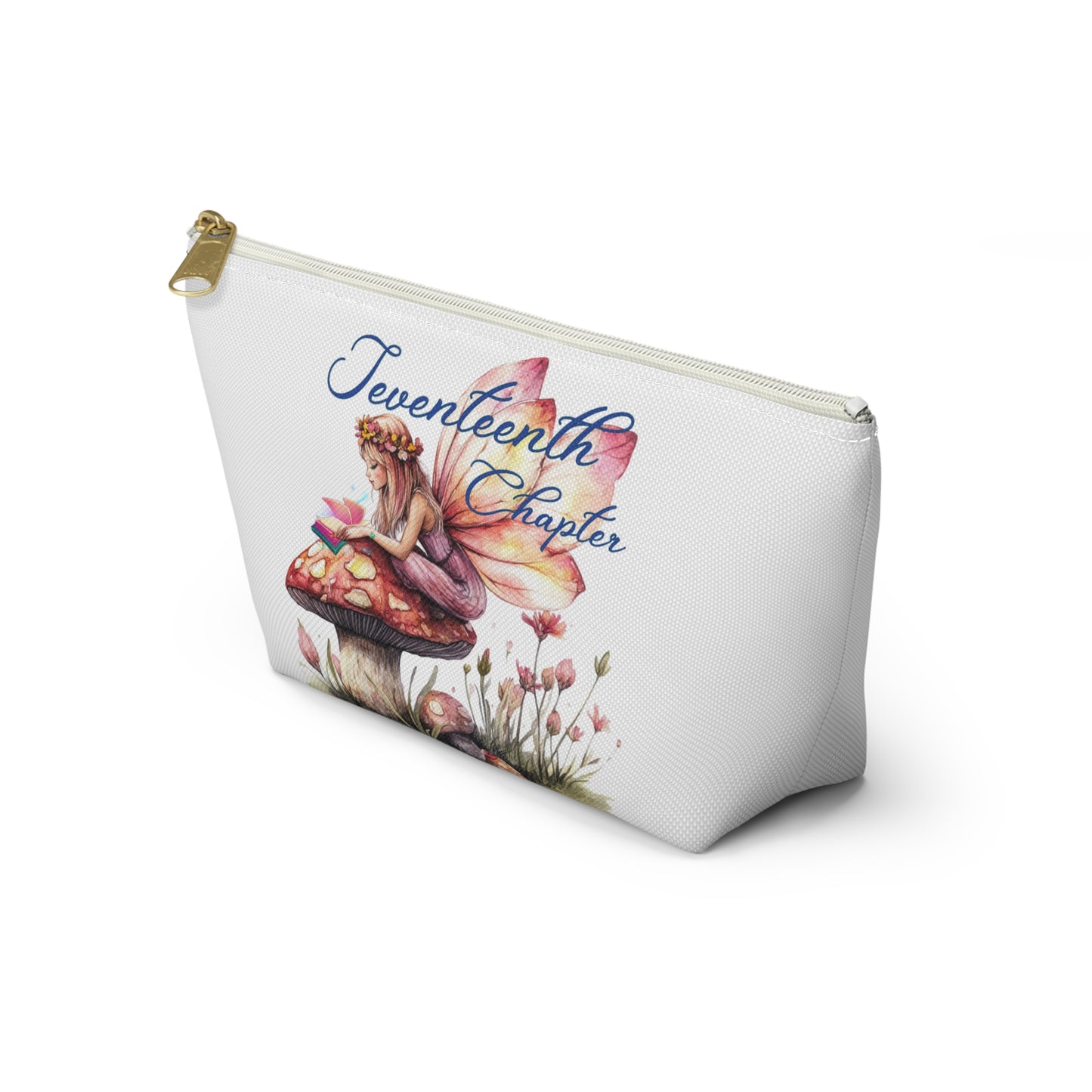 Whimsical Fairy Accessory Pouch, Cute Makeup Bag, Travel Organizer, Gift for Fairy Lovers, Seventeenth Chapter Design