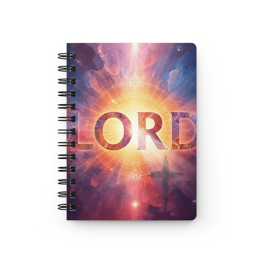 Spiral Bound Journal - "Lord" Inspirational Notebook for Reflection and Creativity