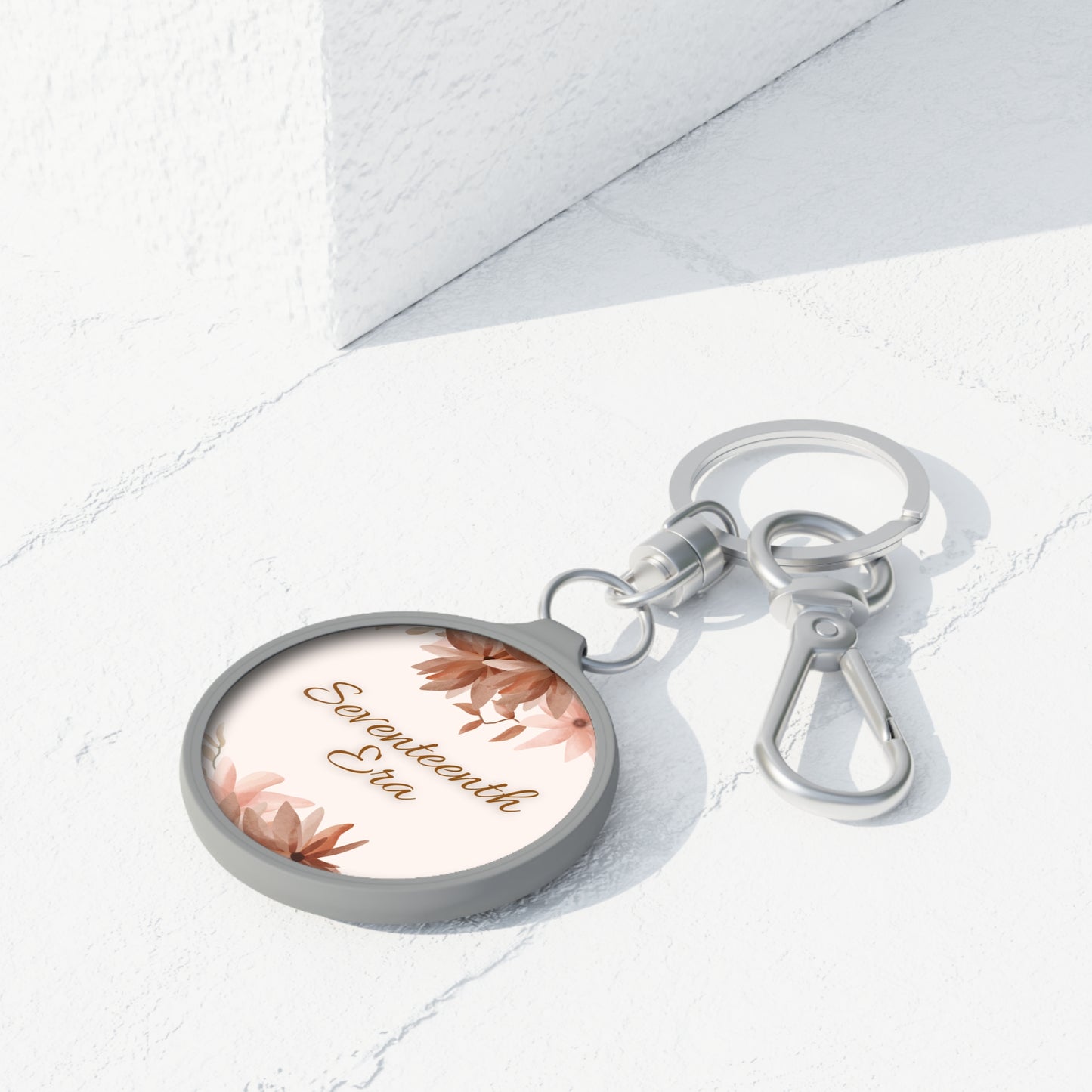 Floral Custom Keyring Tag - Seventeenth Era