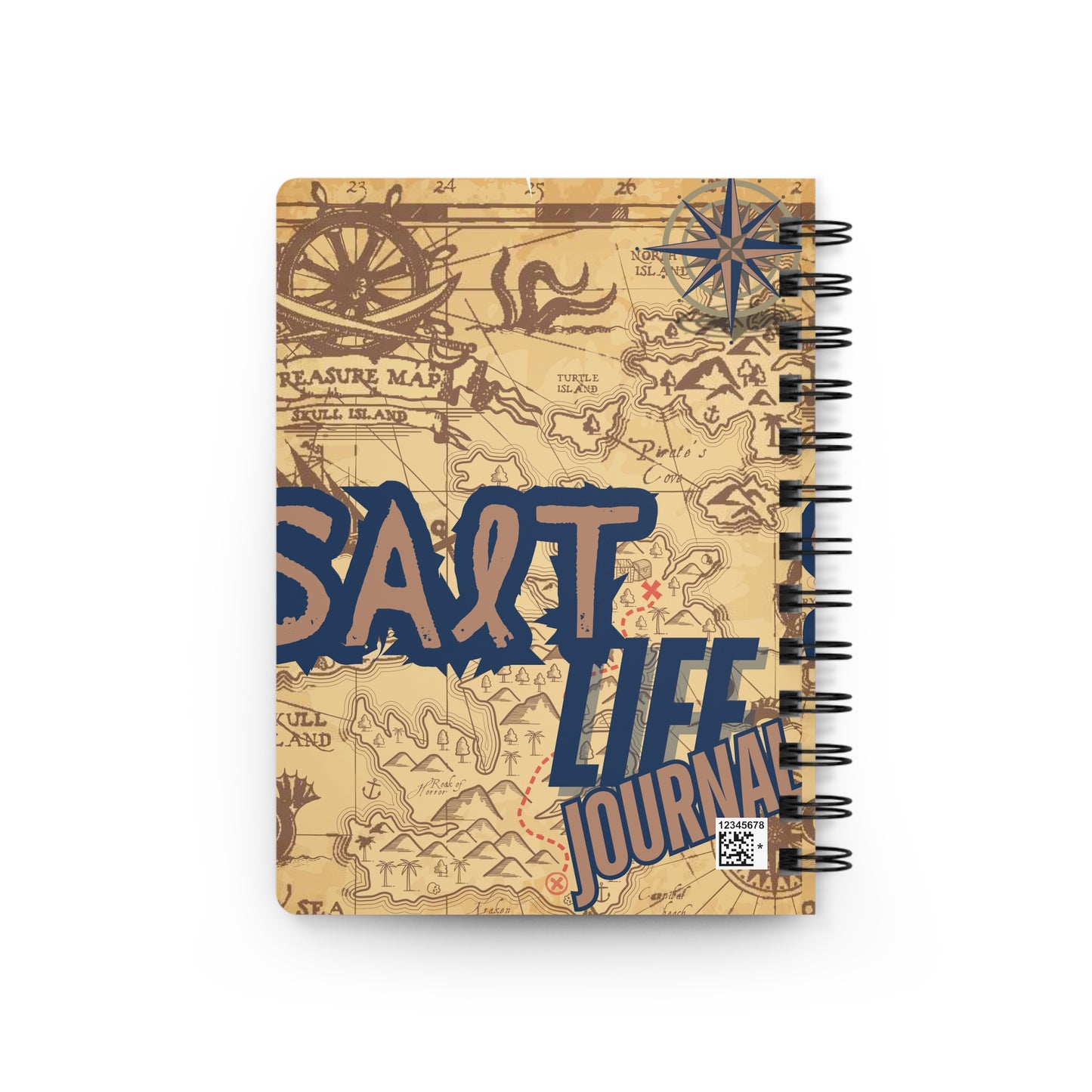 Salt Life Spiral Bound Journal - Adventure Ready Notebook for Beach Lovers
