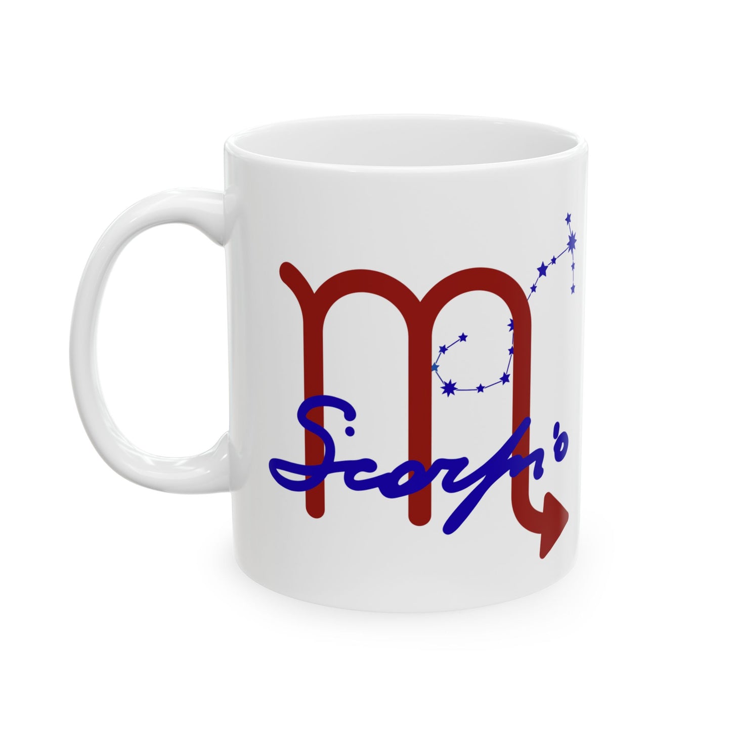 Personalized Scorpio Constellation Ceramic Mug – Zodiac Sign Coffee Cup (11oz, 15oz)