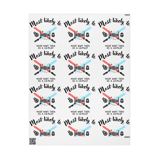 Fun Airplane Themed Wrapping Paper | Gift Wrap for Travel Lovers | Most Likely to Have Baby Tada as Co-Pilot | Unique Party Supplies, [...]