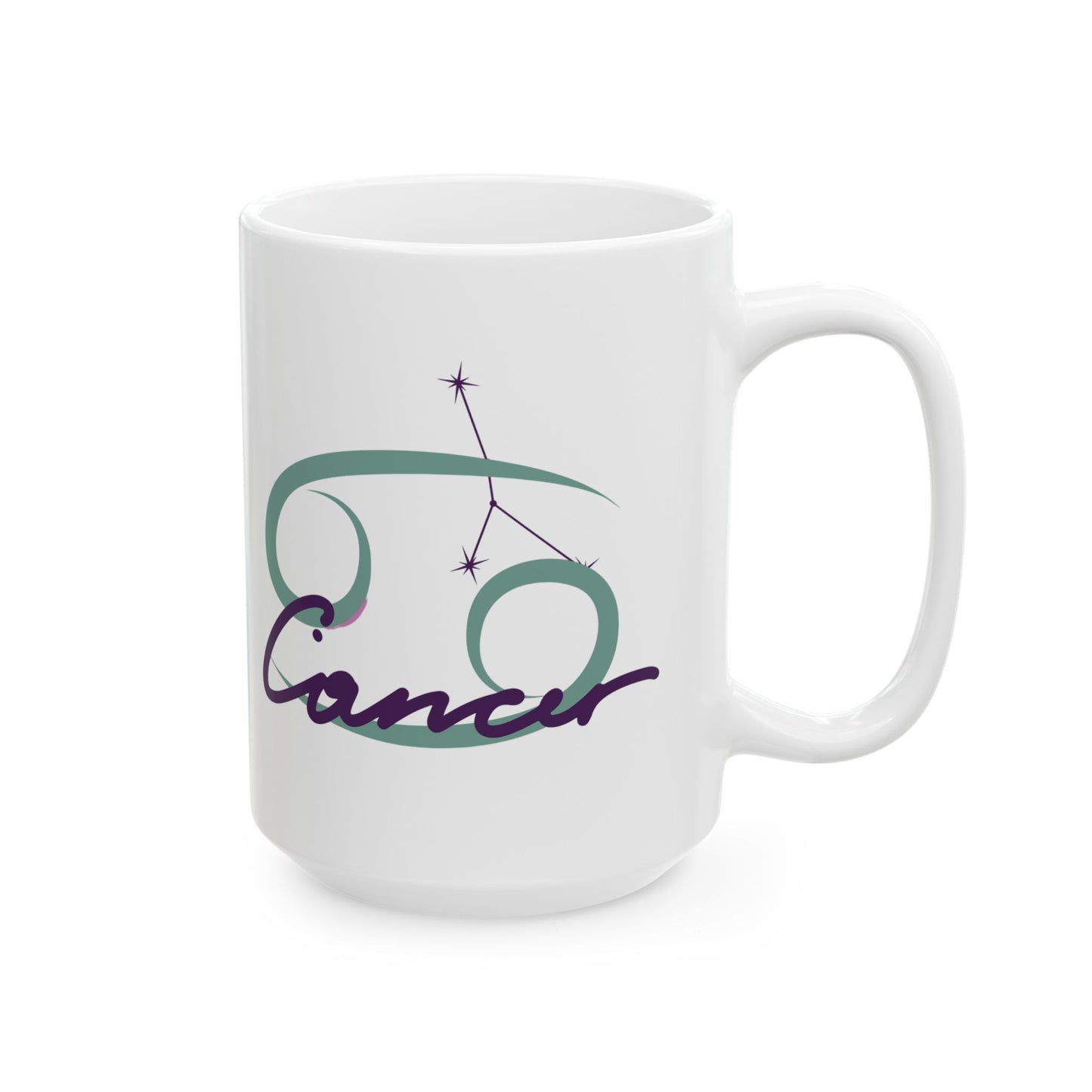 Personalized Zodiac Cancer Ceramic Mug –  (11oz, 15oz)