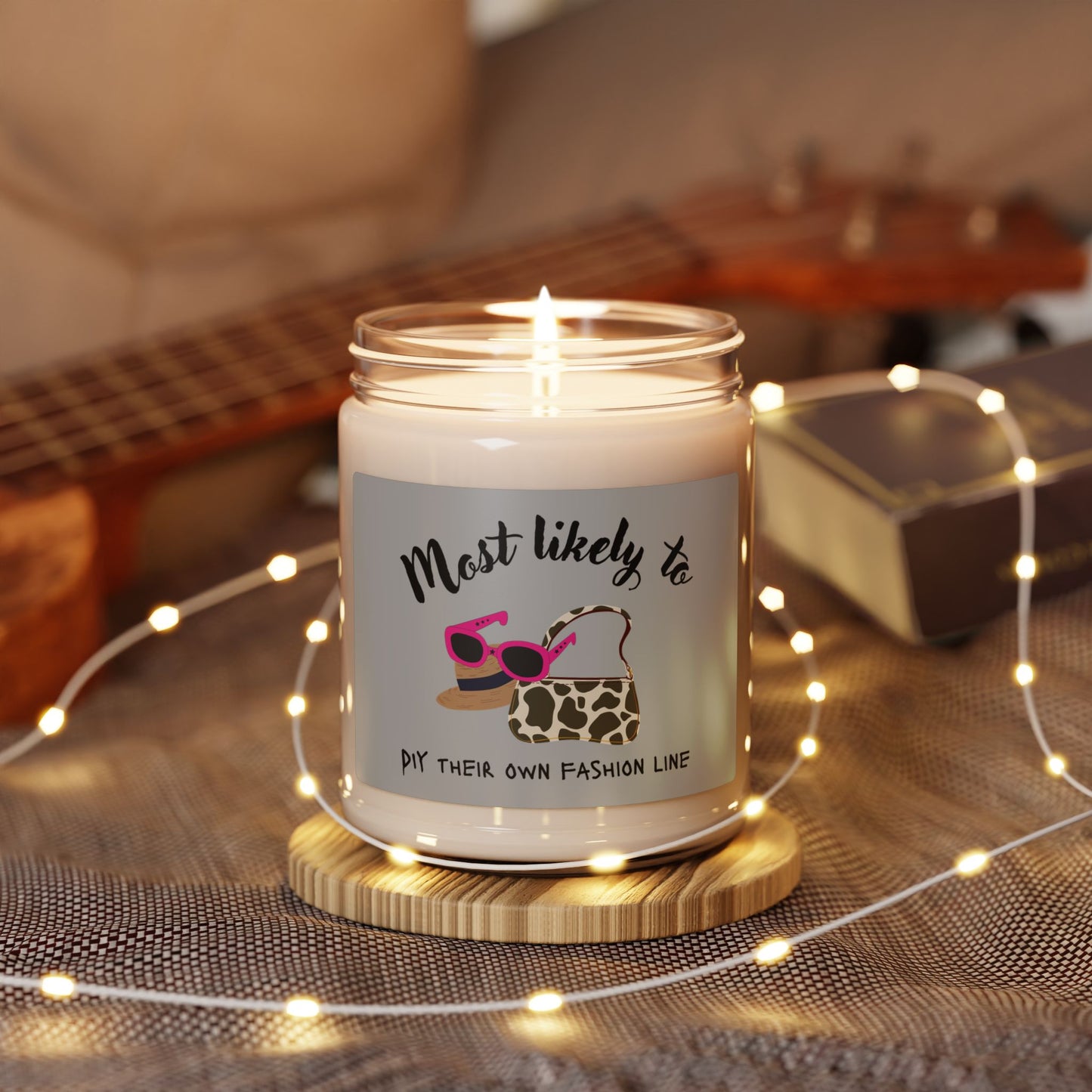Fashionista Scented Soy Candle | Most Likely to Start a Fashion Line, Home Decor, Gift for Her, Birthday, Candle Lover, fashion