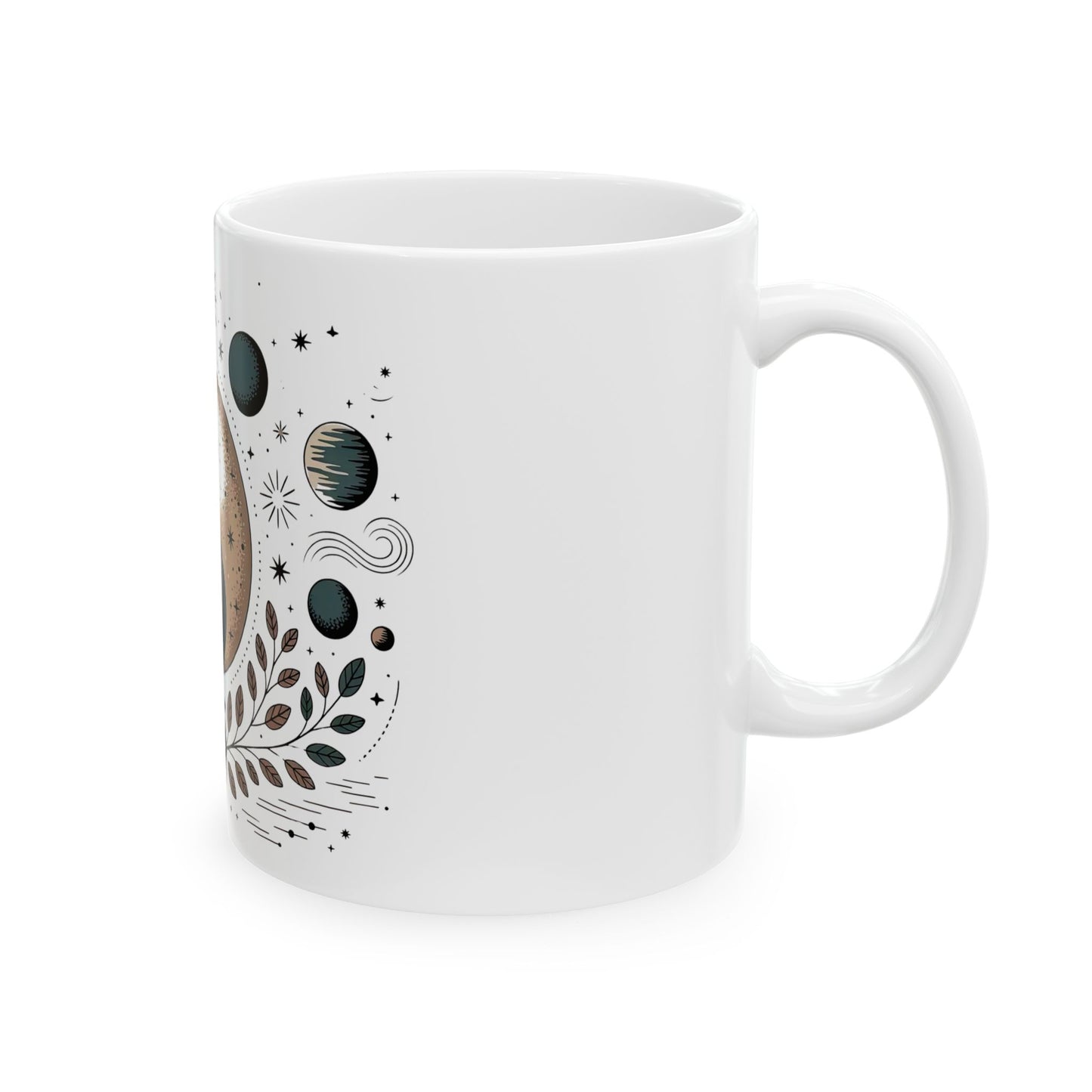 Mystic Yin Yang Ceramic Mug — Celestial Moon & Sun Astrology Coffee Cup (11oz/15oz)