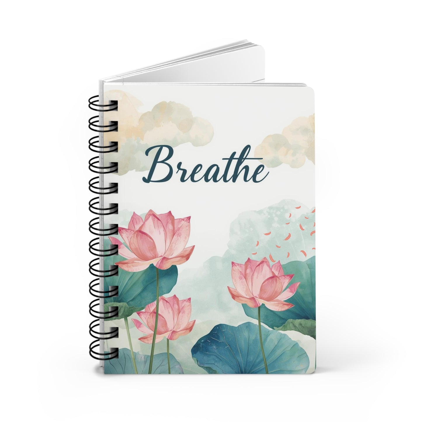 Personalize, Serene Breathe Spiral Bound Journal