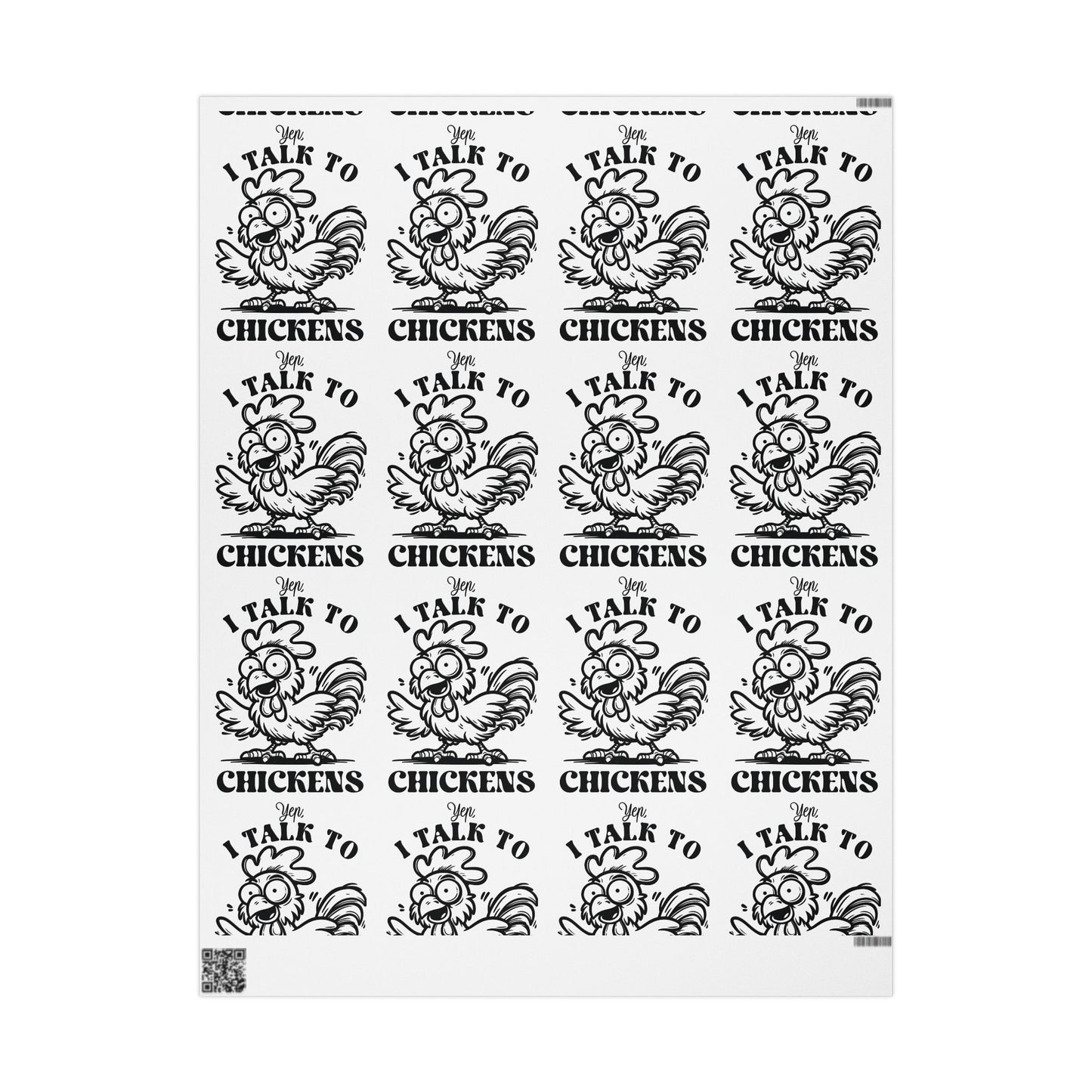 Charming Chicken Wrapping Paper - Whimsical Gift Wrap for Special Occasions, Holidays, Parties, Unique Packaging, Farmhouse Decor