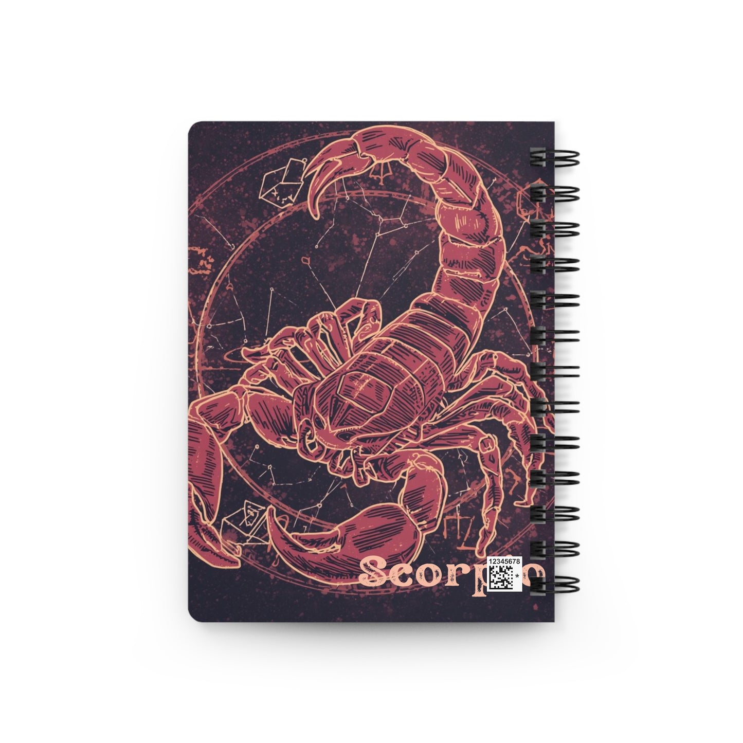 Astrology Scorpio Spiral Bound Journal