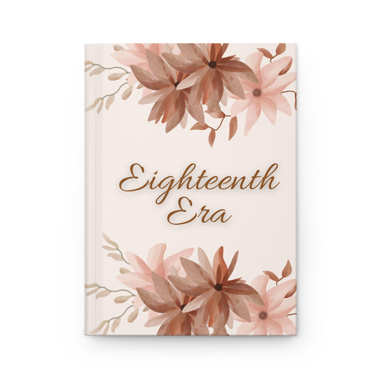 Personalize, Eighteenth Era Floral Hardcover Journal, 18th Era Journal