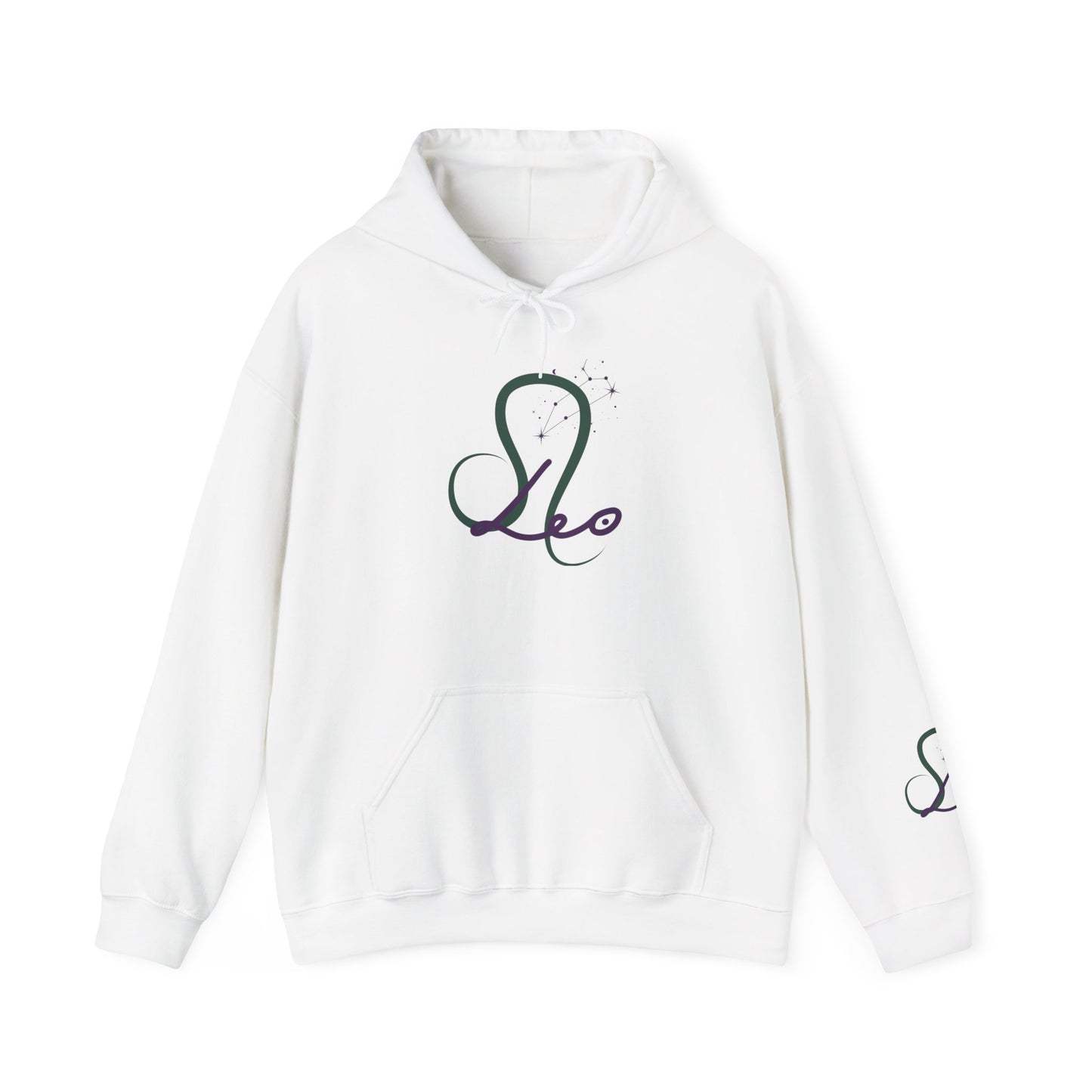 Leo Zodiac Hoodie — Minimal Constellation Sign Sweatshirt