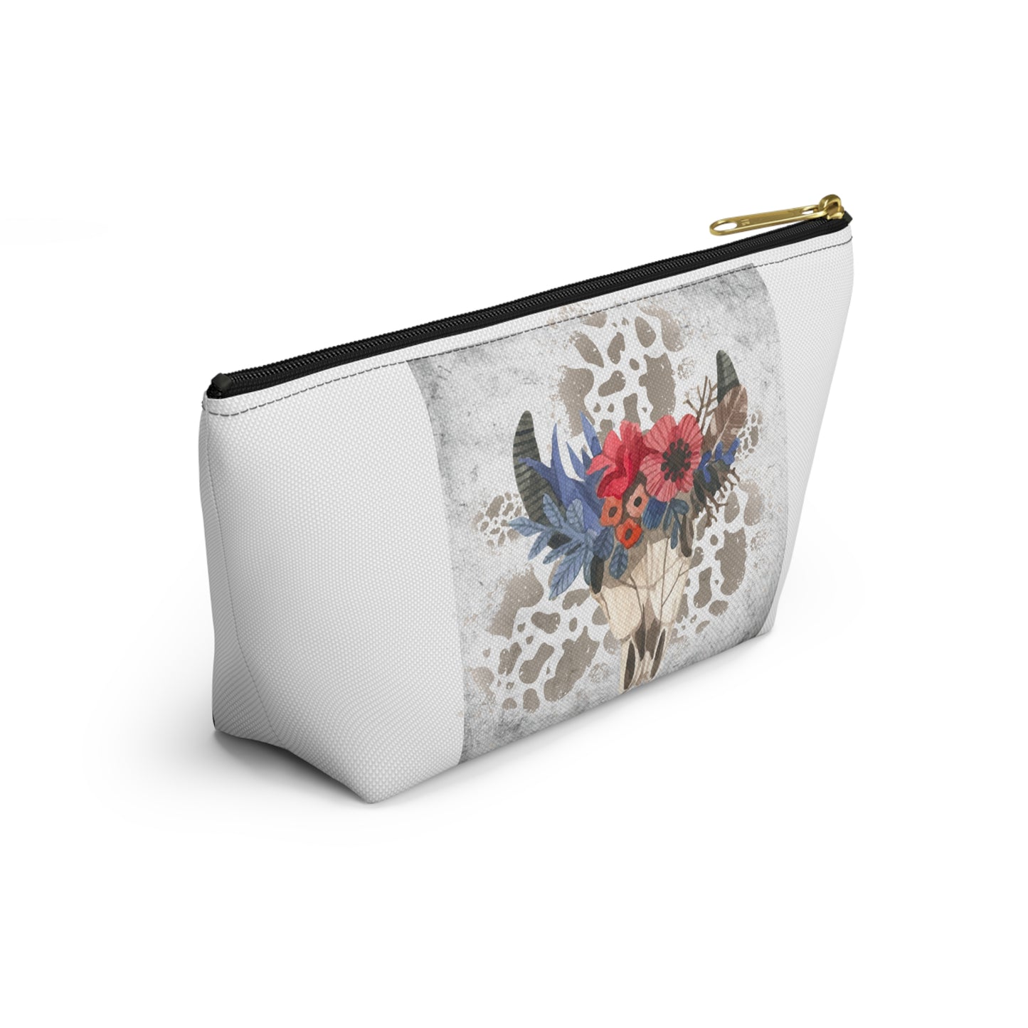 Bohemian Floral Accessory Pouch, Organizer Bag, Makeup Clutch, Gift for Her, Travel Essentials, Western Decor